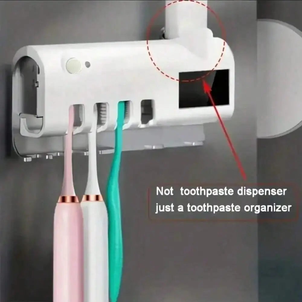 Wall-Mounted Smart Toothbrush Sanitizer