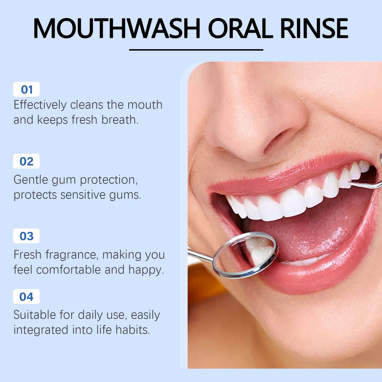Oral Fresh Peppermint Mouthwash