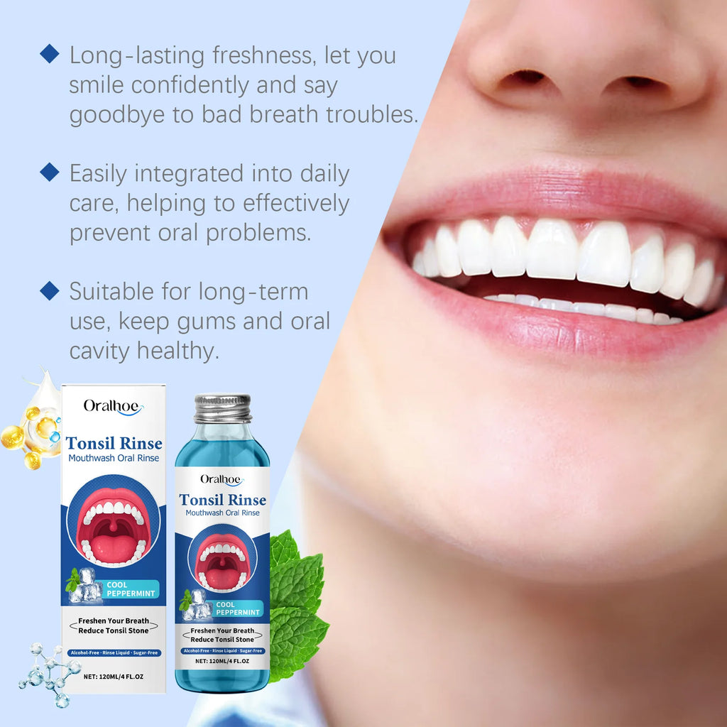 Oral Fresh Peppermint Mouthwash