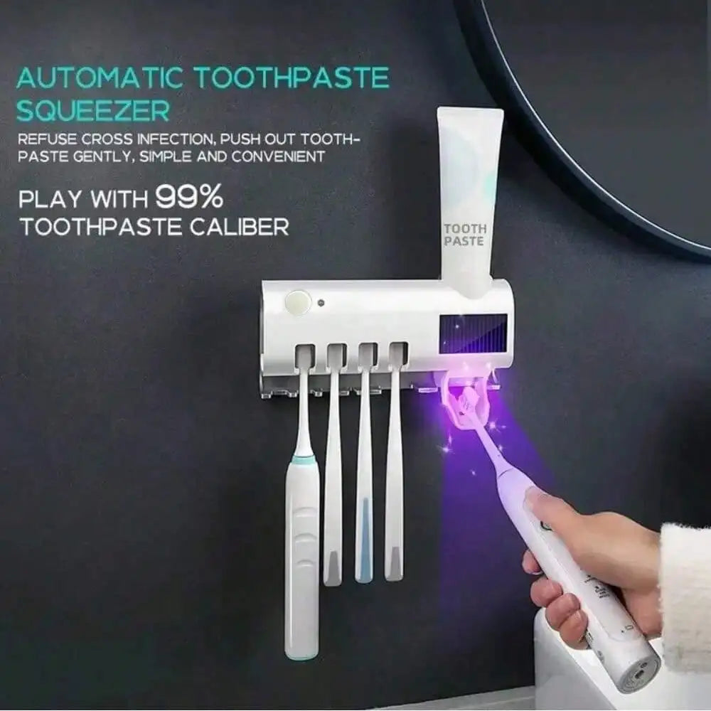 Wall-Mounted Smart Toothbrush Sanitizer