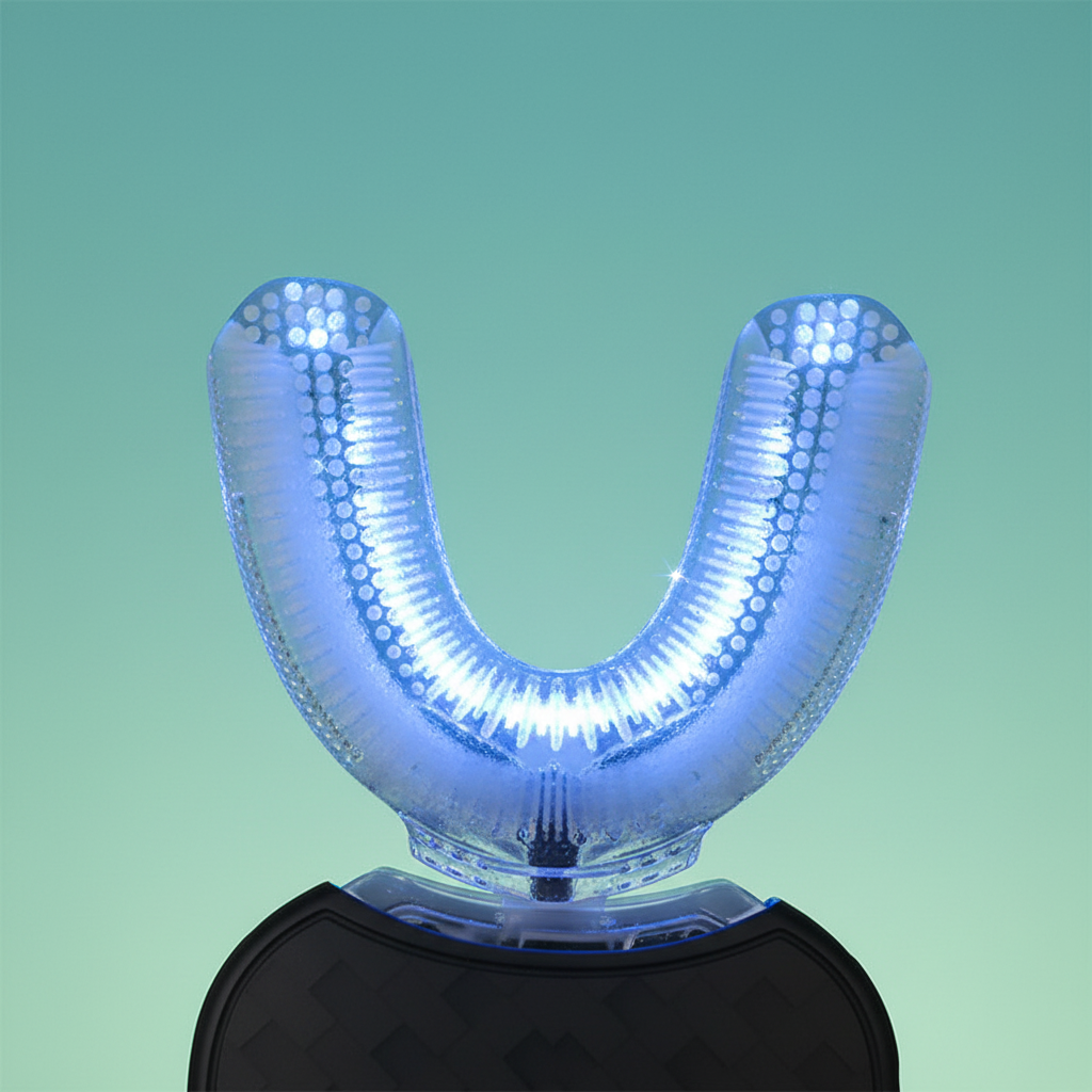 Intelligent Automatic U Blue Light Teeth Whitener