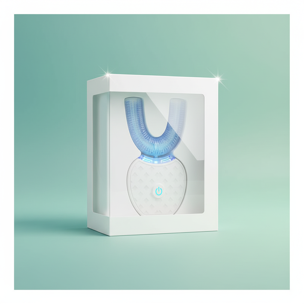 Intelligent Automatic U Blue Light Teeth Whitener